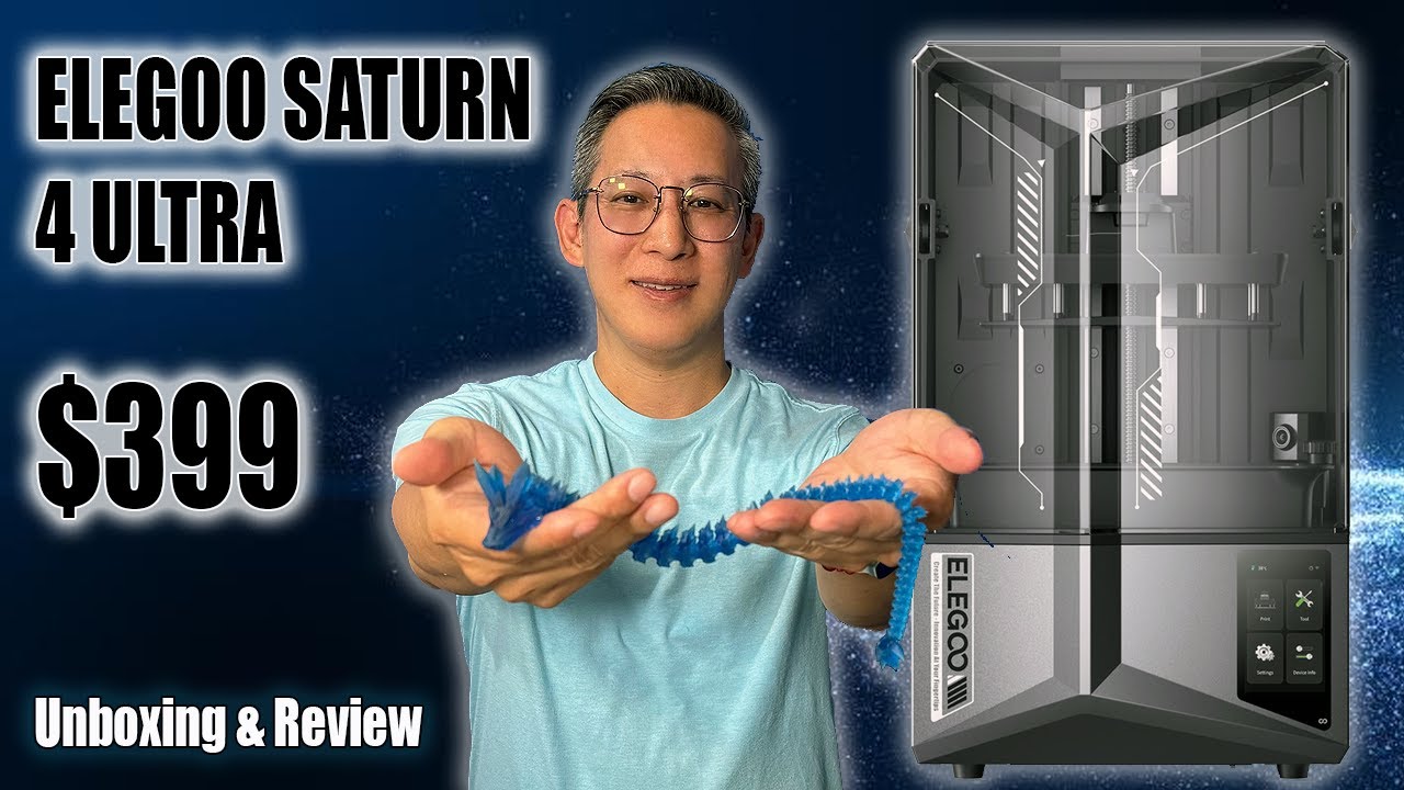The Best New Resin 3D Printer for Beginners - Elegoo Saturn 4 Ultra