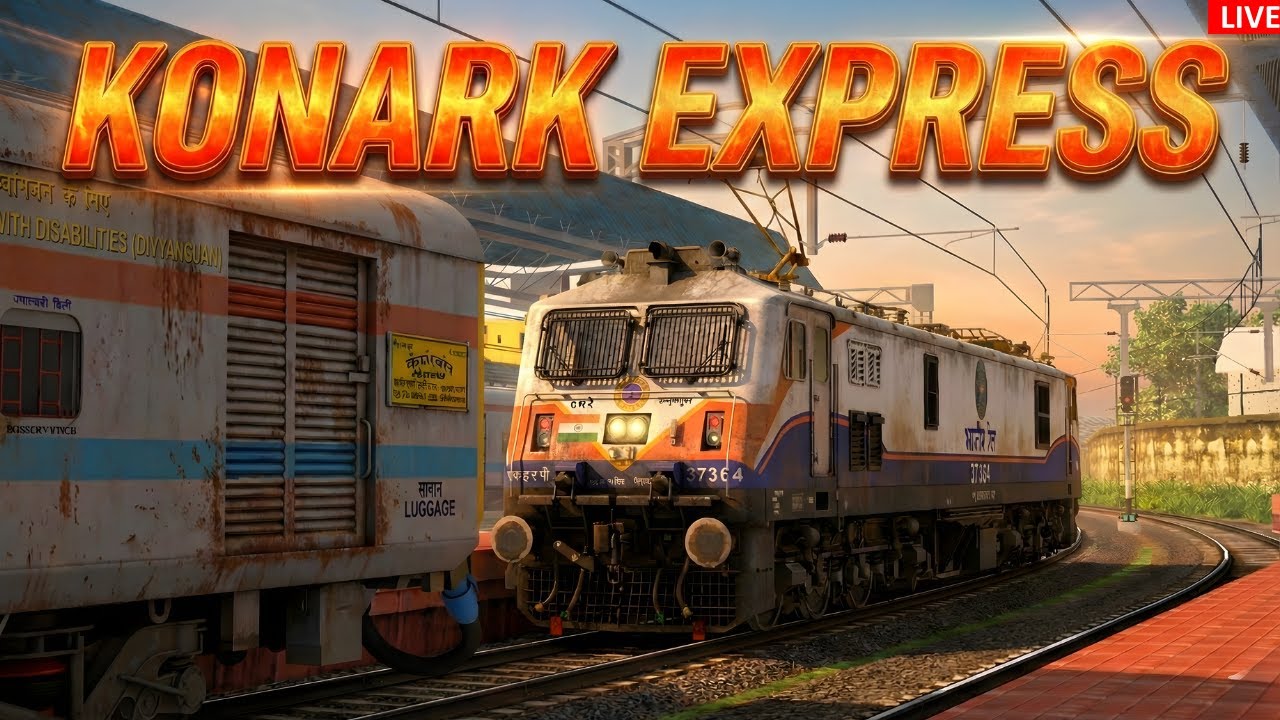🔥 Full Realistic Shunting & Coupling at Mumbai CSMT | 11019 Konark Express | MSTS LIVE