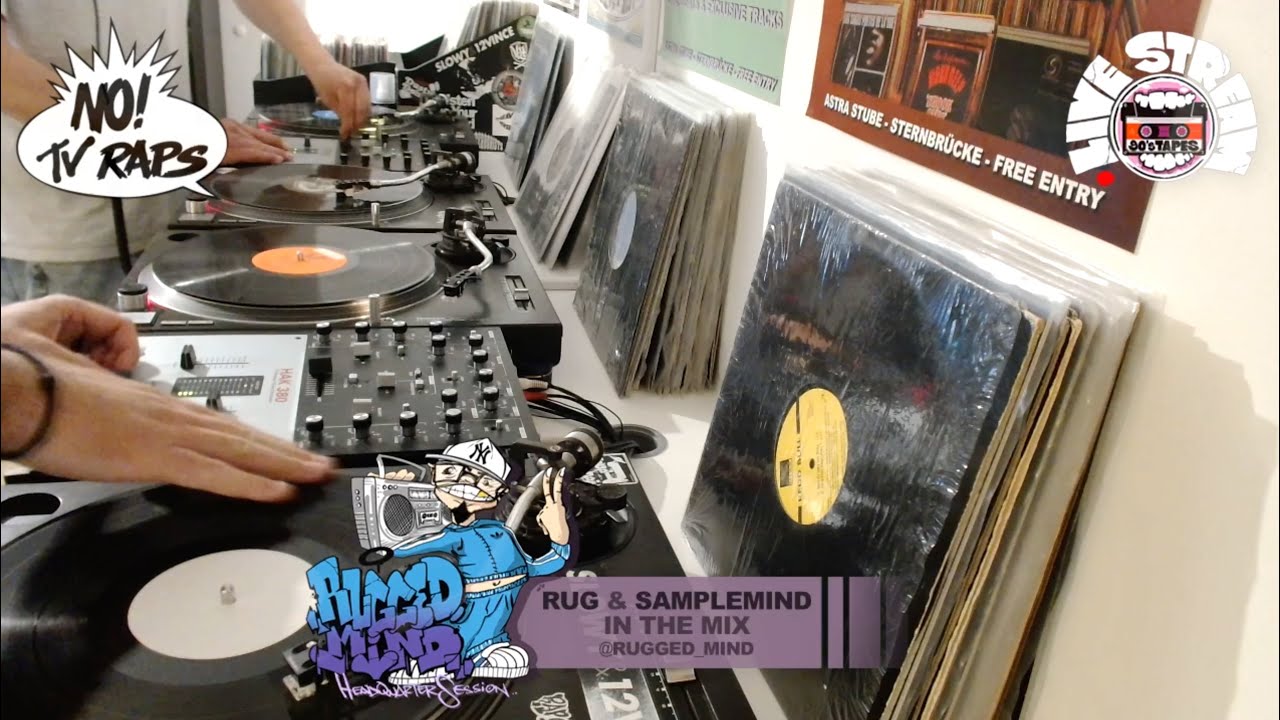 90's Tapes & No TV Raps present: Rugged Mind Headquarter Session #03 by Rug & SampleMind