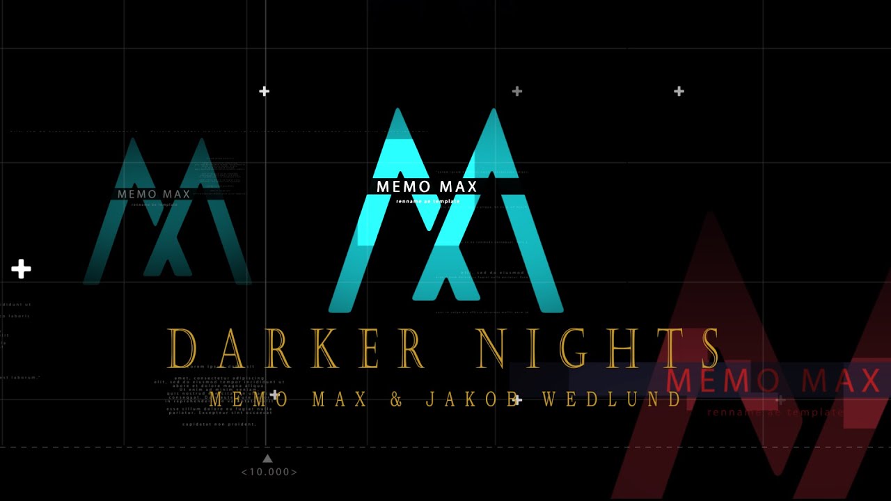 Memo Max & Jakob Wedlund - Darker Nights (Official Lyric Video)