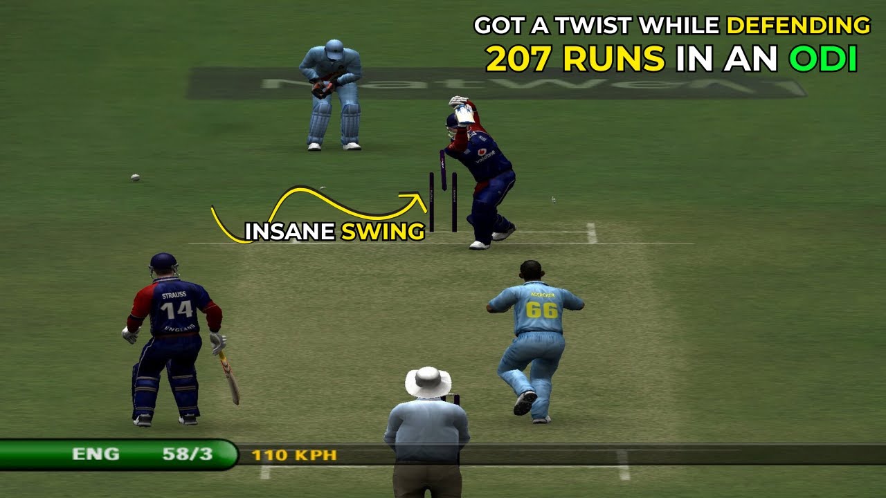You Won't Believe How India Plans to Defend 207 Runs | Cricket 07 - Insane Swing Bowling Trick
