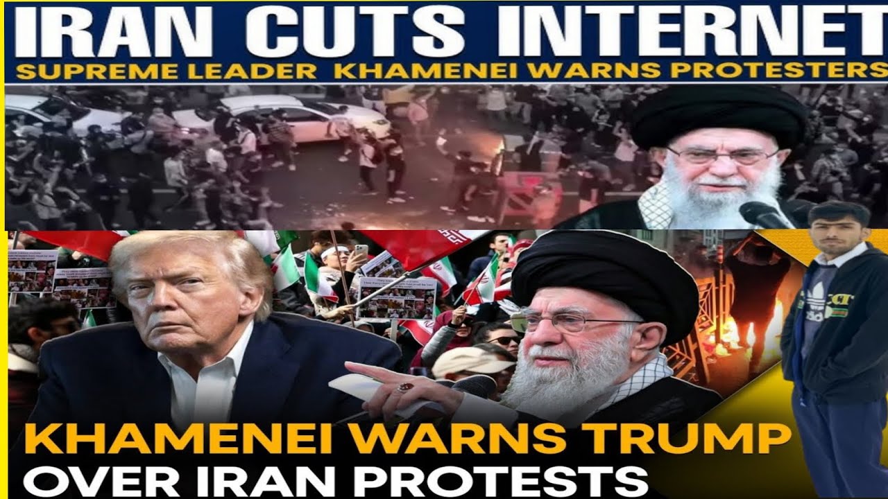 Iran Cuts Internet | Khamenai Warns Trump Over Iran Protest | Secret player of Iran Protest 