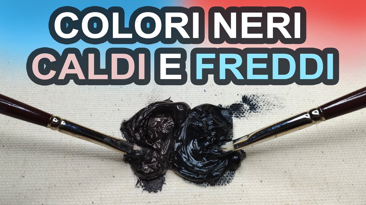 Come usare il nero nella pittura a olio | consigli per il pittore