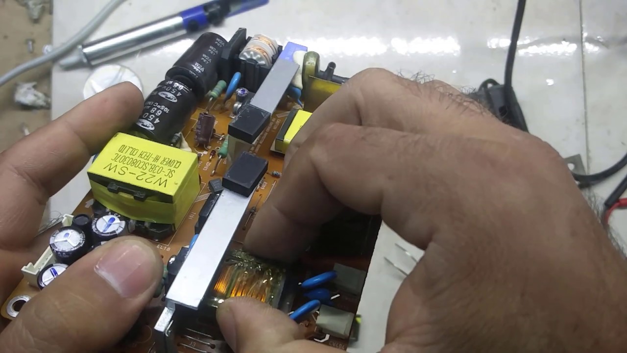 شاشه LG قاطعه بور | طريق إيجاد بدائل القطع التالفه