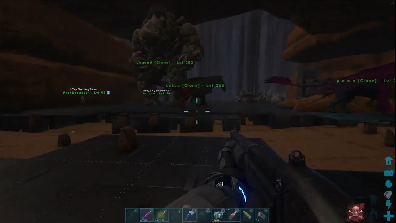Mana Dashing Turret base (Official pvp) Cryo loot!!!