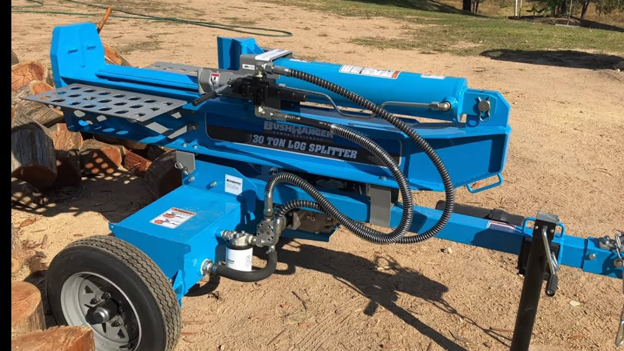 Bush Ranger 30Ton Splitter Test And Review On Australian Hardwood