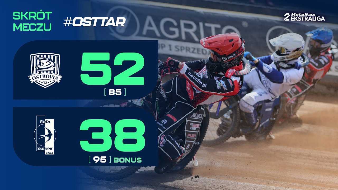 Speedway. Żużel. Mecz: Latający Szczepaniak o krok od kompletu (skrót #OSTTAR 52:38 02.08.2025)