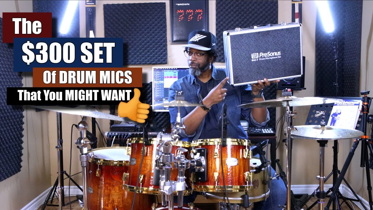 Набор микрофонов за 300 долларов для барабанщиков! — PreSonus DM7