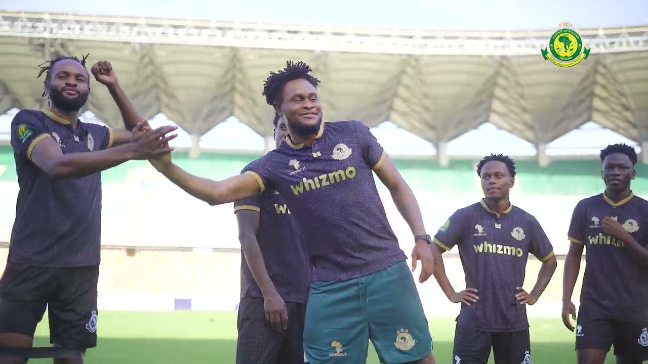 BALAA LA WINGA MPYA JONATHAN IKANGALOMBO KWENYE MAZOEZI KWA MKAPA KUELEKEA MECHI DHIDI YA MC ALGER