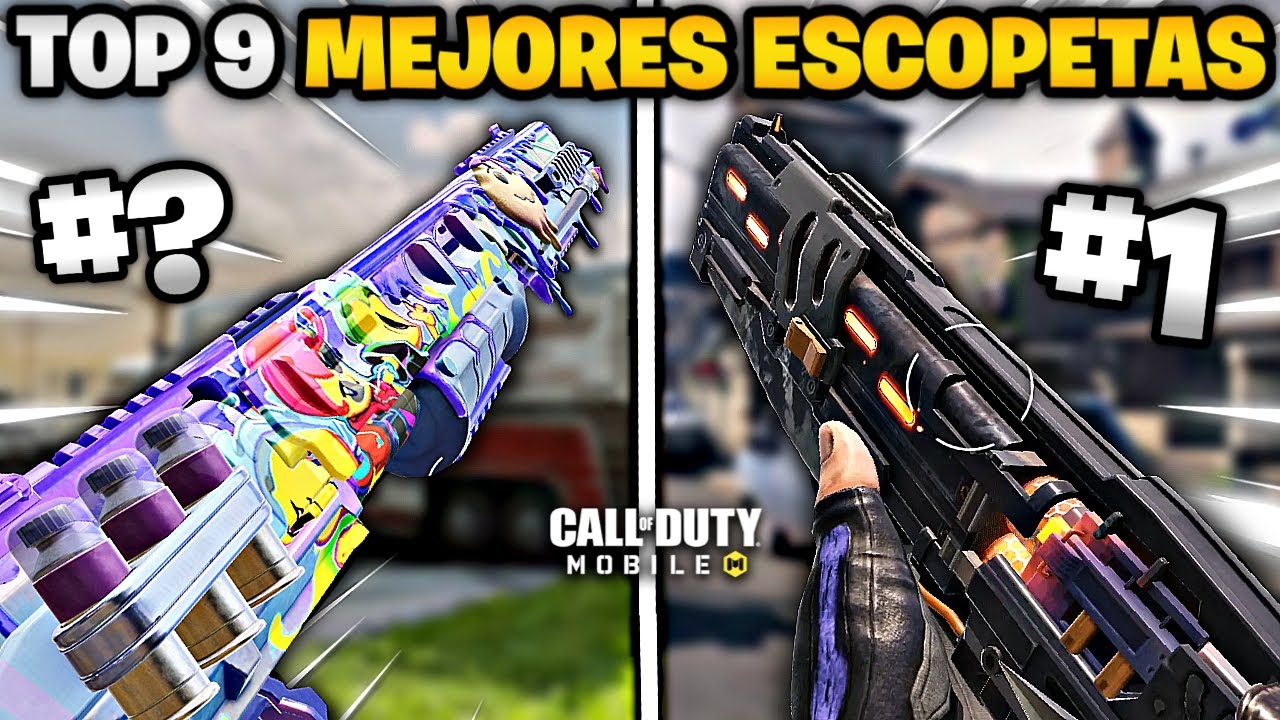 LAS 10 MEJORES ESCOPETAS PARA RANKED EN LA NUEVA TEMPORADA DE COD MOBILE / MEJORES CLASES TEMPORDA 1