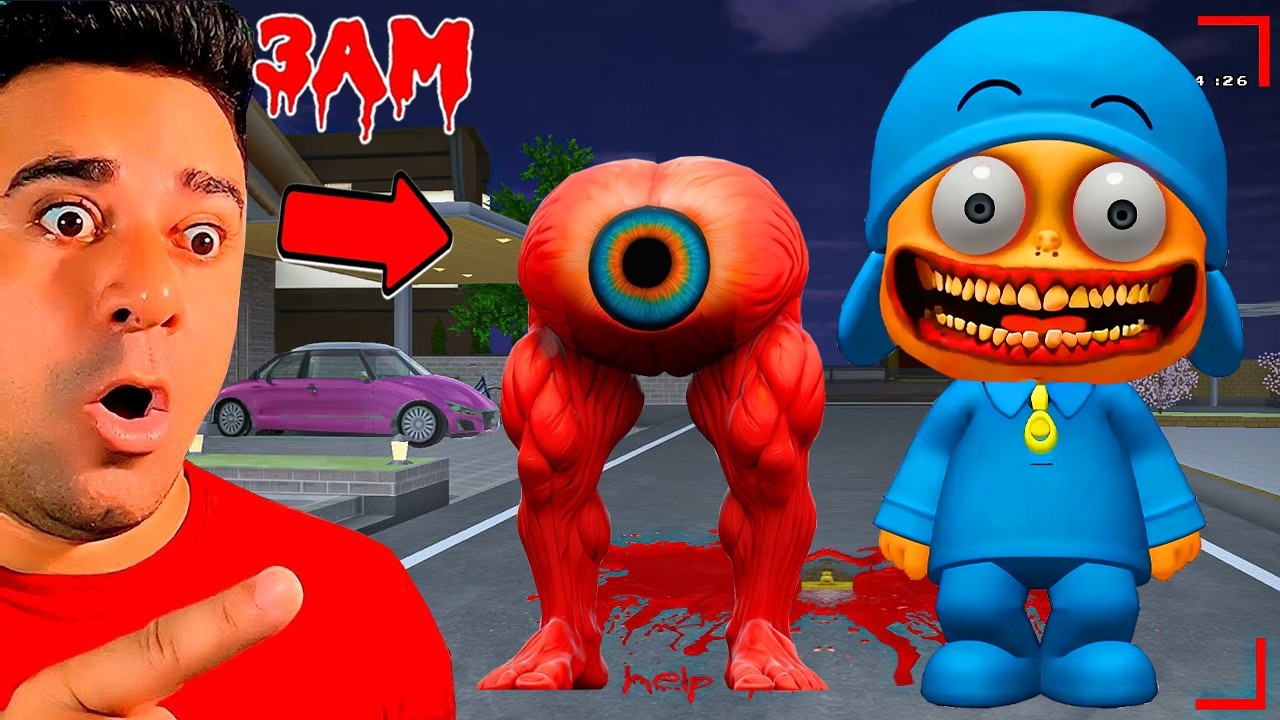 ENCONTREI O TOK TOK MATAH MAIS ASSUSTADOR E O POCOYO EXE APARECEU NO FINAL!