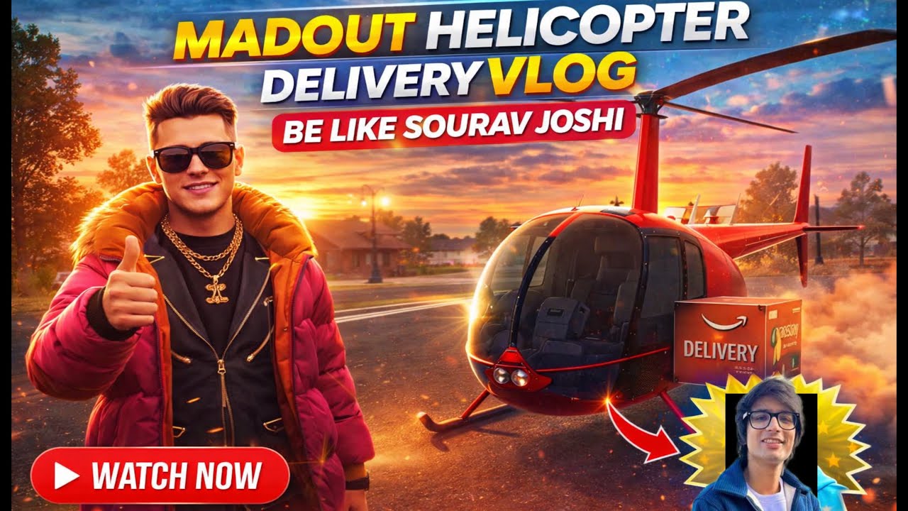 Madout Helicopter Delivery Vlog Be Like @souravjvlogs | Madout 2 Vlog | Mandeep K Gaming 