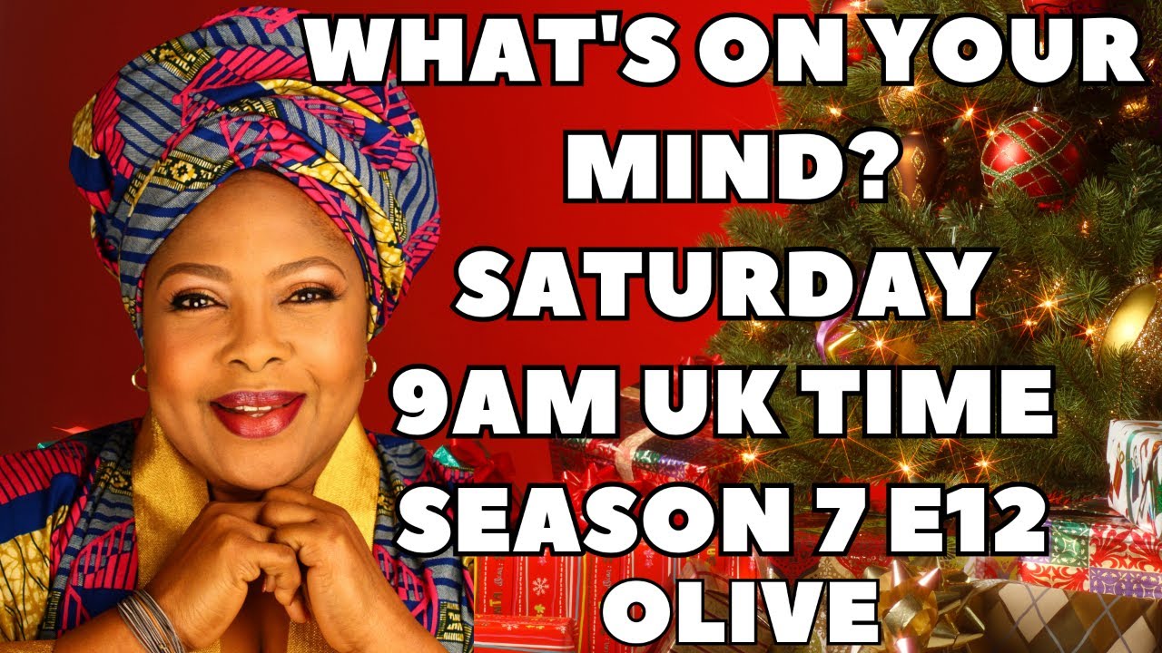 Season 7 Finale of What’s On Your Mind? — our Christmas Special with Olive and DJ Val.