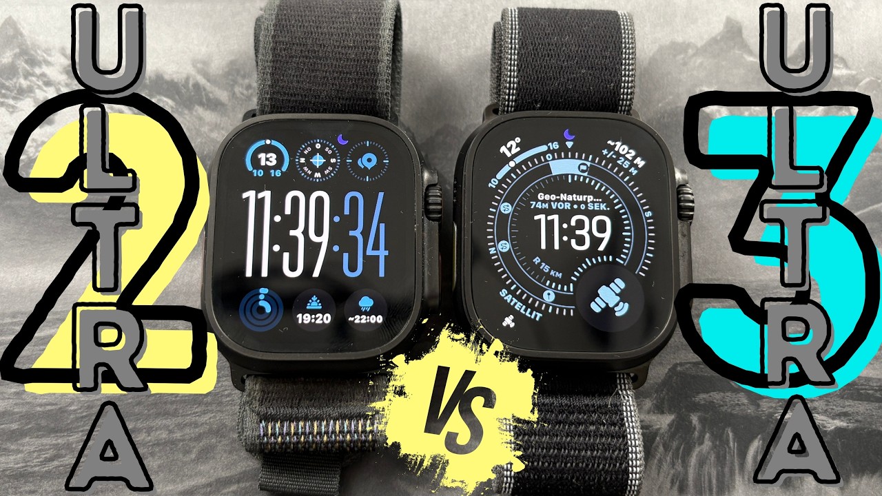 Apple Watch Ultra 3 vs. Ultra 2 : Treffe nicht die falsche Wahl! 