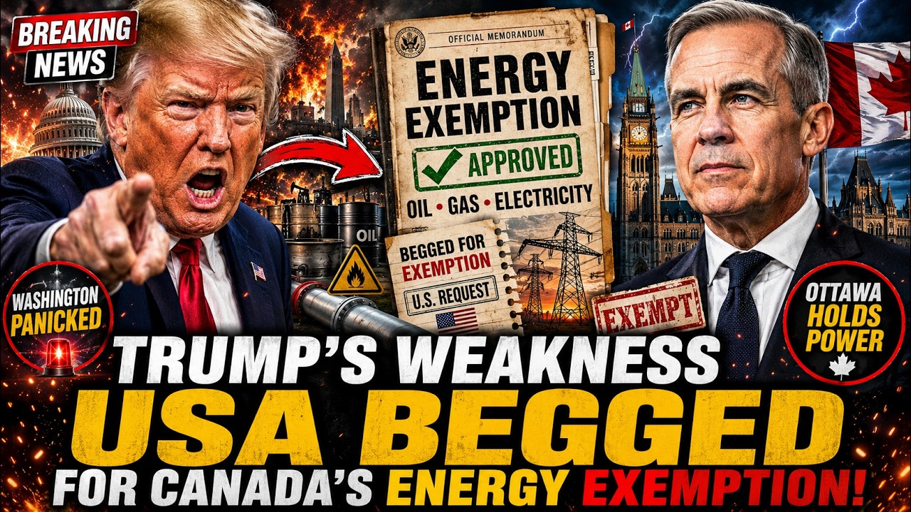TRUMP&rsquo;S WEAKNESS EXPOSED: Why USA Begged For Canada's Energy Exemption