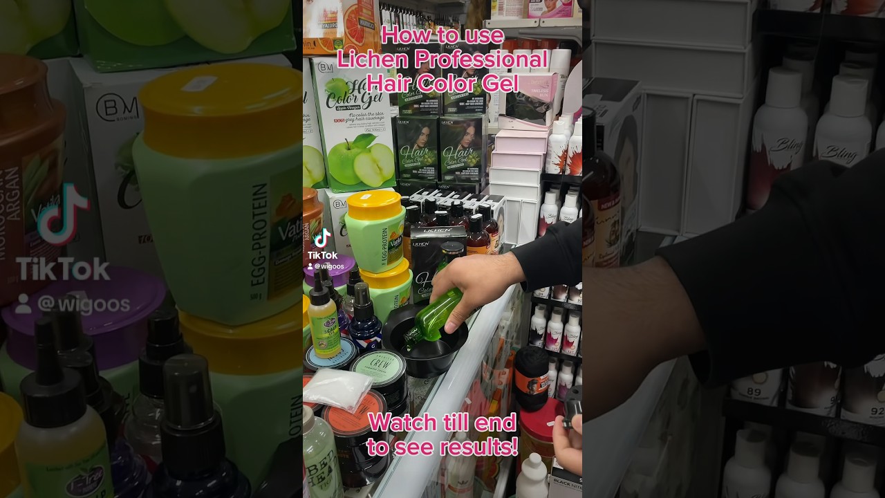 HOW TO USE: Lichen Professional Hair and Beard Color Gel #wigoos #arganoil #dye #hair #haircare