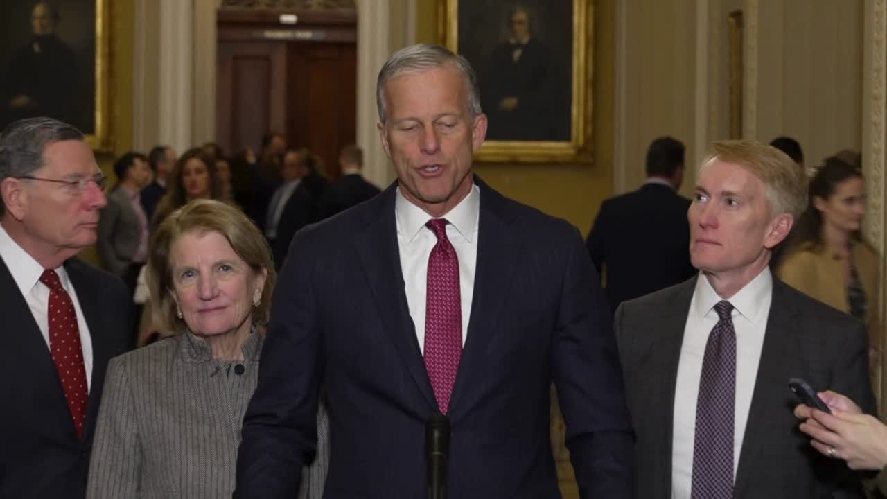 FULL REMARKS: John Thune talks government funding, Alex Pretti shooting during press conference