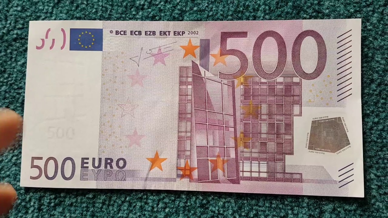 The 500 Euro note