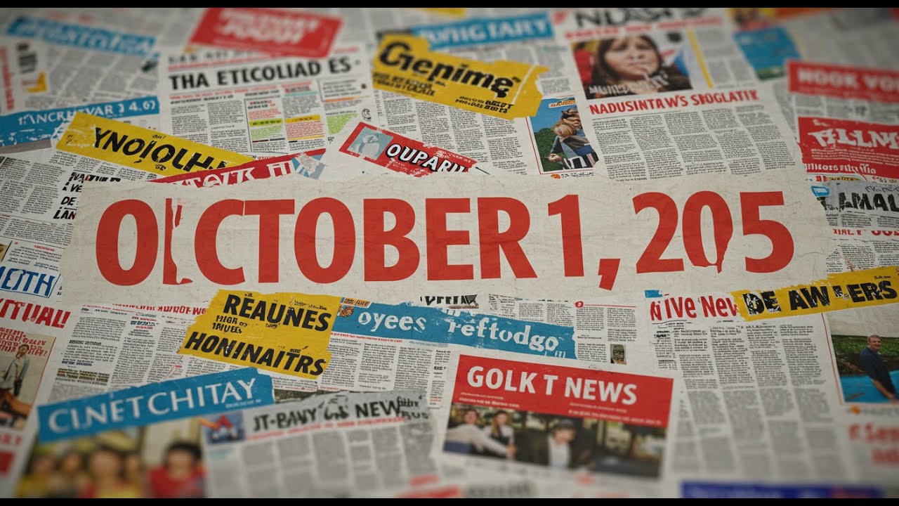 Top 10 Entertainment News That Happened on the 1st of oct 2025