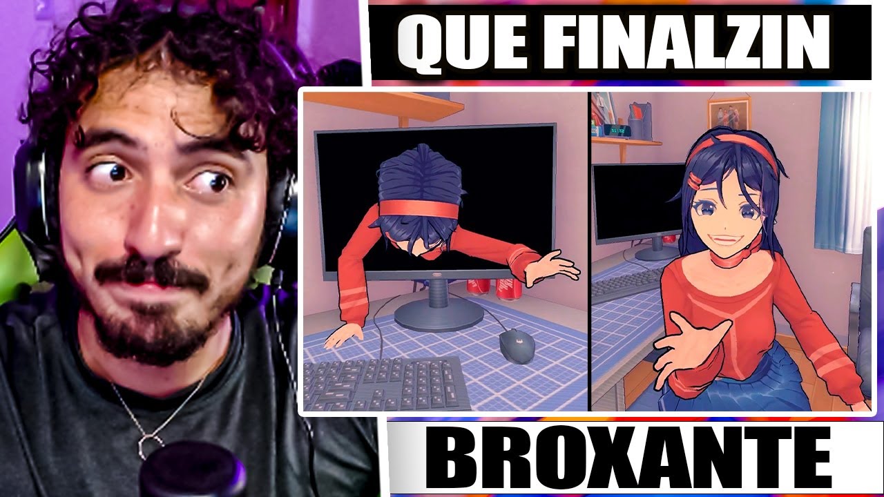 A MINHA NAMORADA VIRTUAL SAIU DO MEU COMPUTADOR! - MiSide | Leozin React