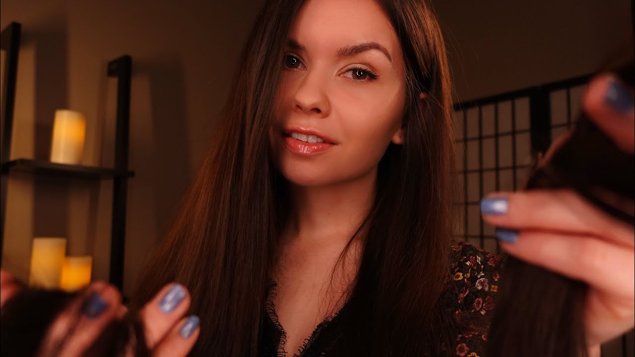Can I play with your hair until you fall asleep? ASMR 😴