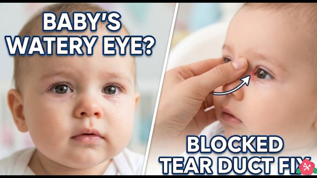 How to Fix | A Blocked Tear | Duct in Babies | Simple Home | Massage & Care |