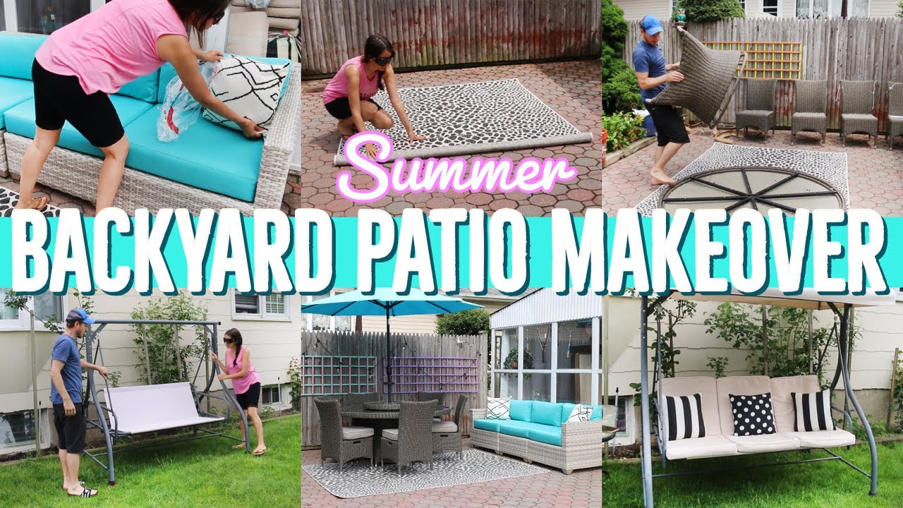 *NEW* SUMMER BACKYARD PATIO MAKEOVER