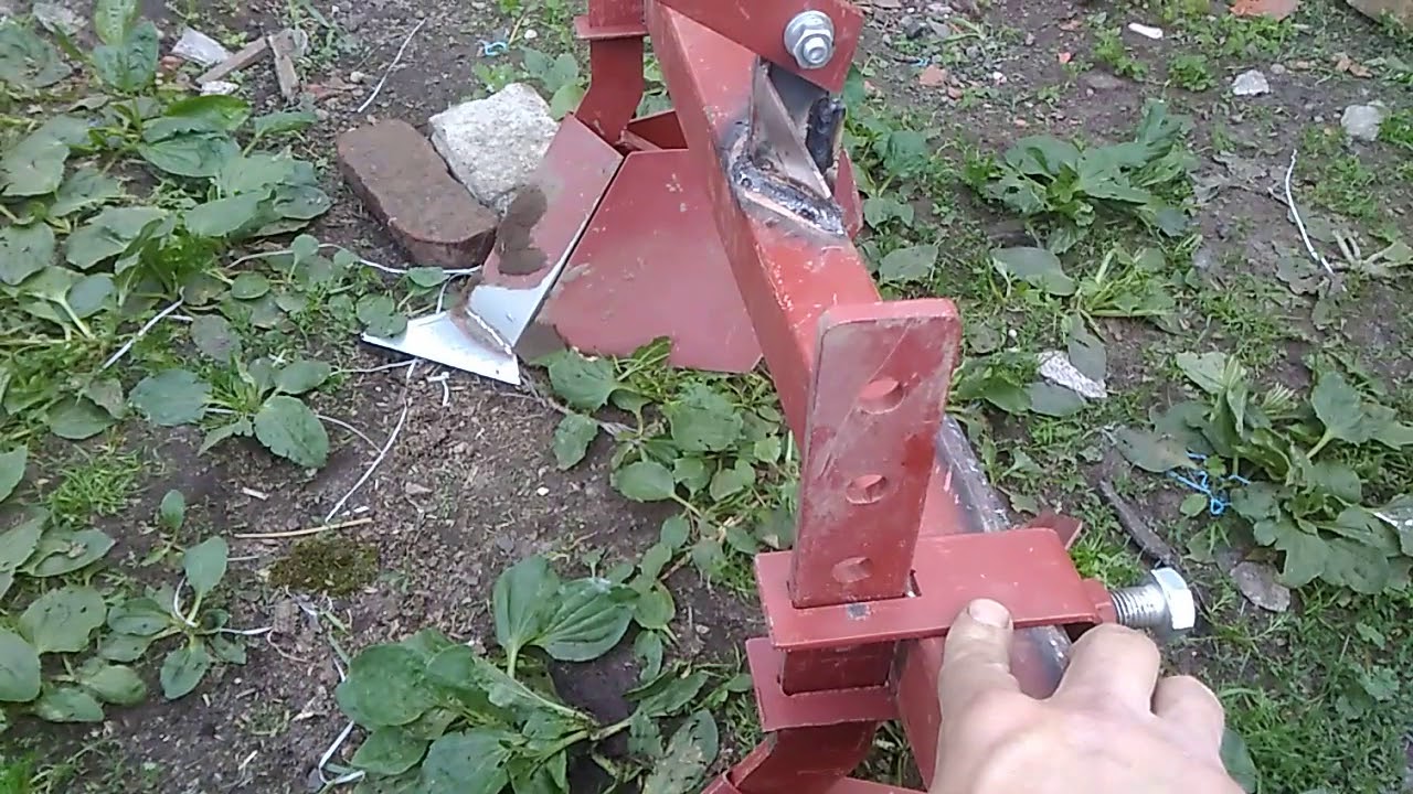 Двухрядный окучник, начало ремонта и переделки