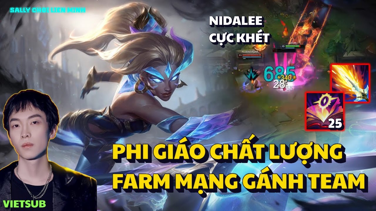 Sally Đ&aacute;nh Nidalee Phi Gi&aacute;o Qu&aacute; Gh&ecirc; Sốc S&aacute;t Thương Cực Khỏe V&agrave; C&aacute;i Kết
