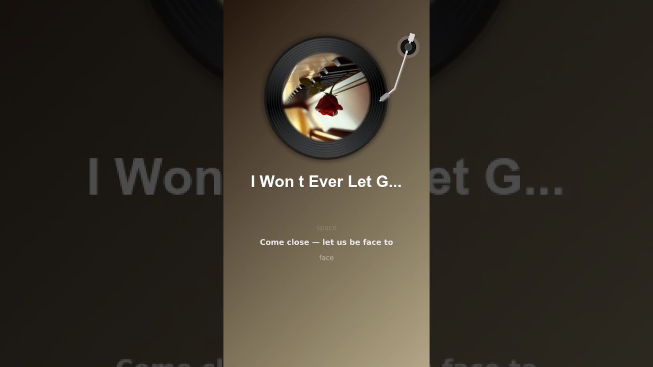 I Won't Ever Let Go