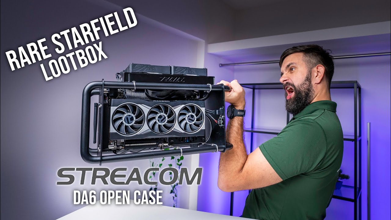 Konstrukcja inspirowana Starfield &ndash; obudowa ITX Streacom DA6 Open Frame