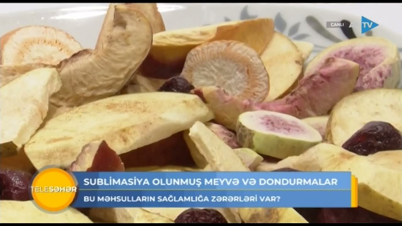 Sublimasiya olunmuş meyvə və dondurmaların sağlamlığa zərəri var?