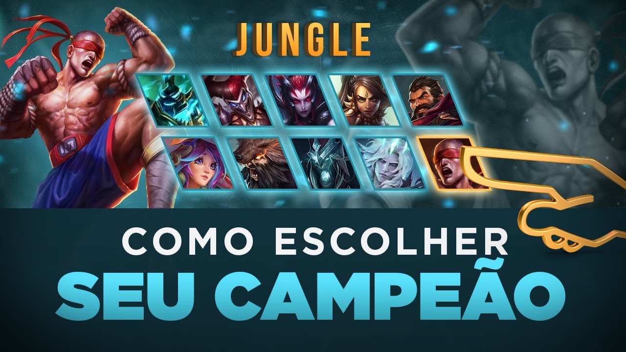 Como escolher seu Campeão na Selva -Tier list de Dificuldade (Série básicos do LoL)