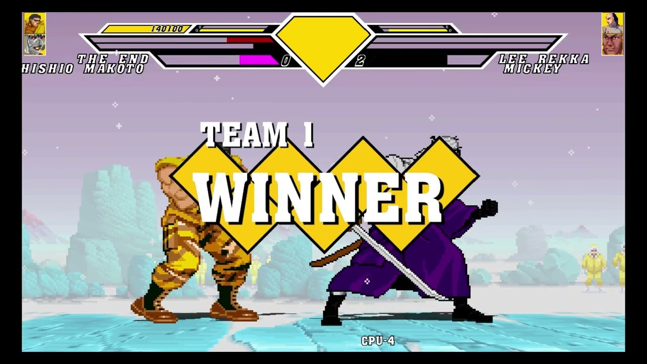 Capcom VS SNK Arrange IKEMEN Playthrough - Shishio Makoto / The End