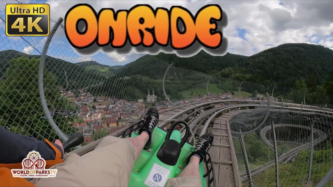 Hasenhorn Rodelbahn Coaster Todtnau (ONRIDE 2024) Deutschlands längster Alpine Coaster mit Max Speed