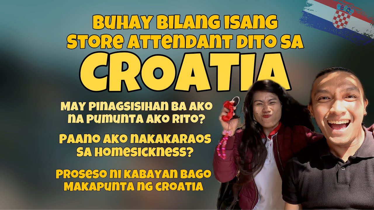 Isang Store Attendant dito sa Croatia 🇭🇷 ( Paano ako nakakaraos sa Homesickness?)