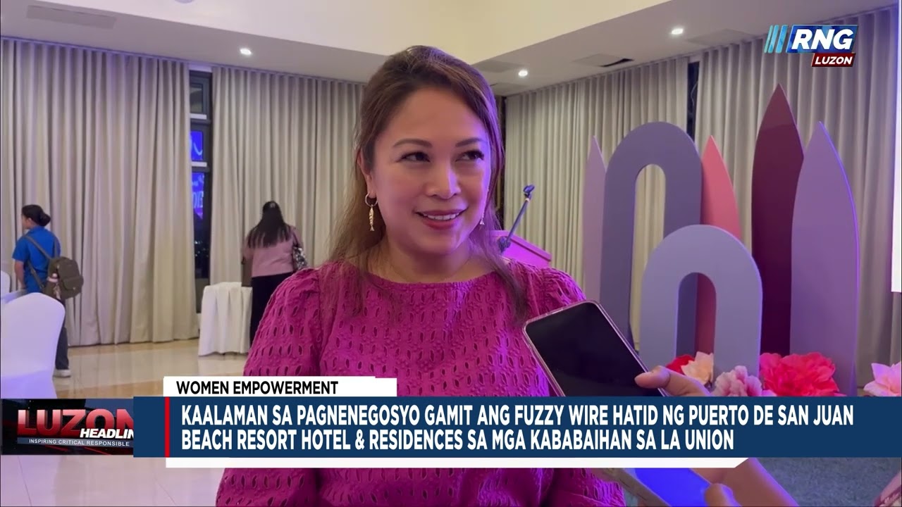 Pagnenegosyo gamit ang fuzzy wire hatid ng isang beach resort sa mga kababaihan sa La Union