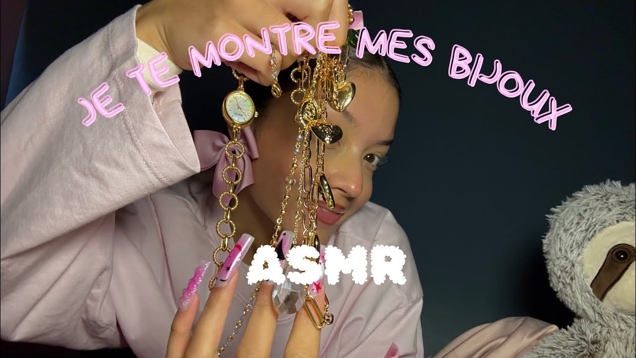 ASMR je te montre mes bijoux favoris (chuchotements, tapping…)
