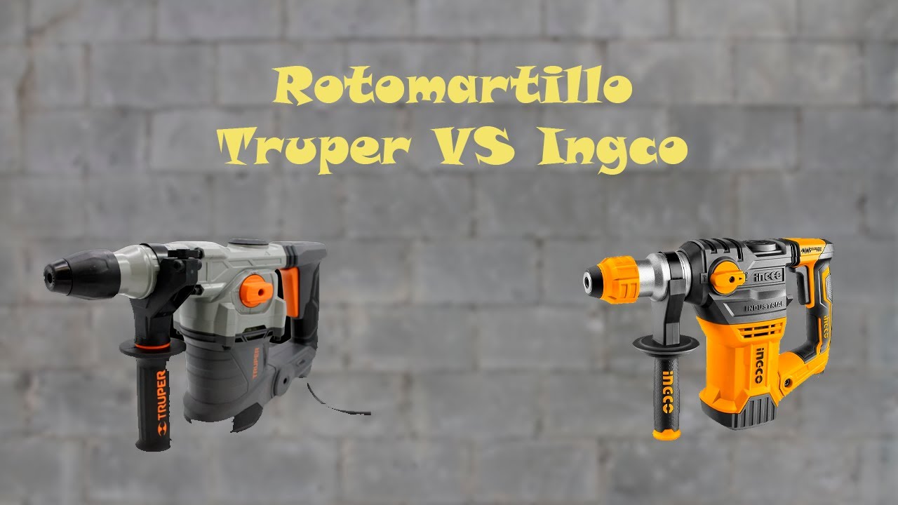 Rotomartillo Truper vs Ingco ¿cúal es mejor?