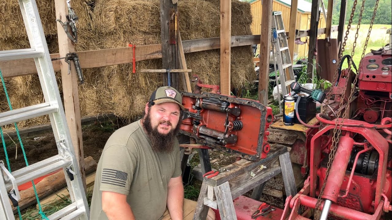 Fixing the steering on a TD-340 IH dozer part 2! #farming #homesteading  #internationalharvester
