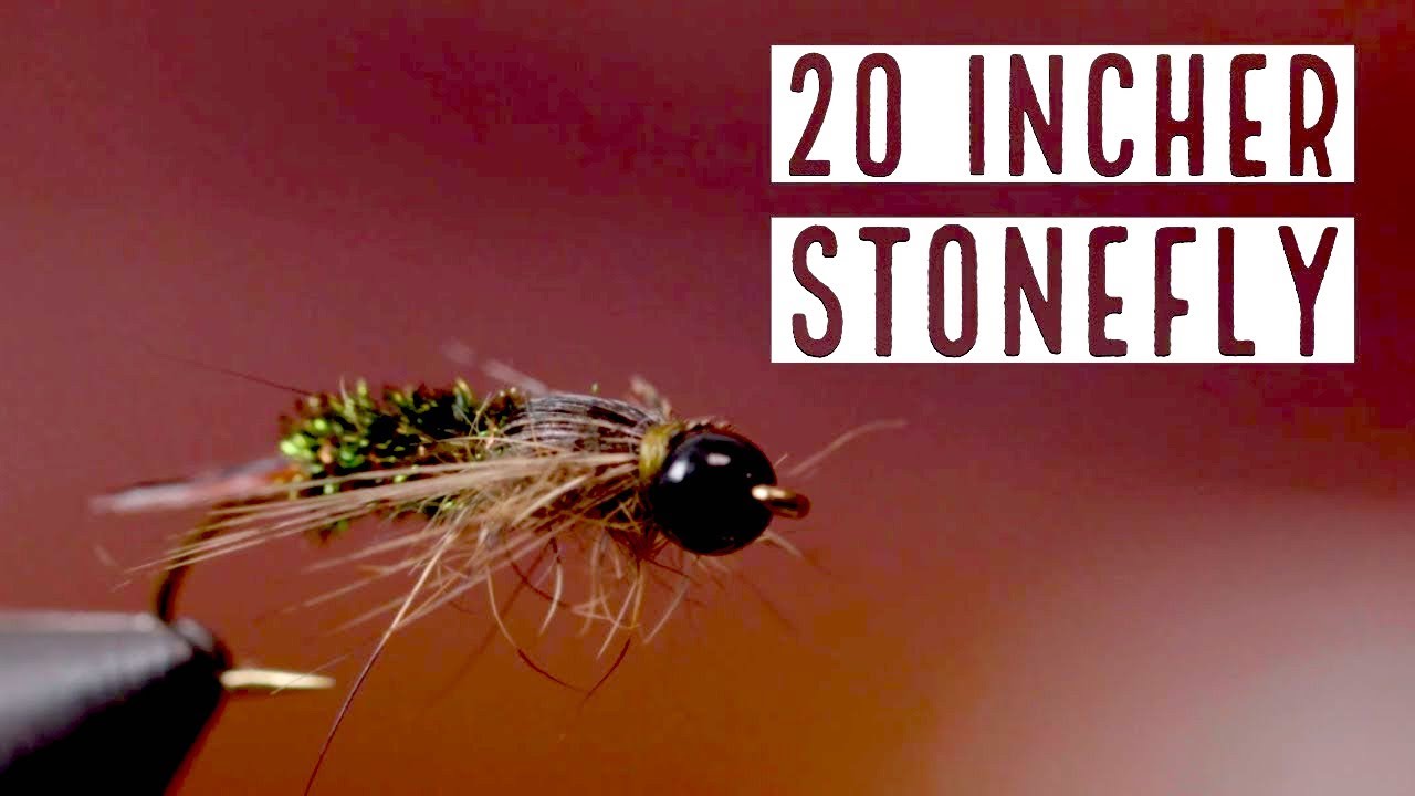 20 Incher Stonefly Nymph (Fly Tying Tutorial)
