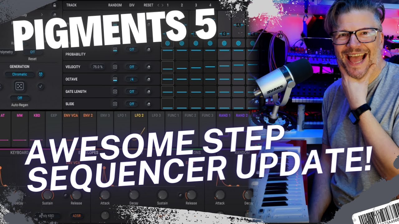 Pigments 5 from @ArturiaOfficial  -Awesome update to the Step Sequencer!