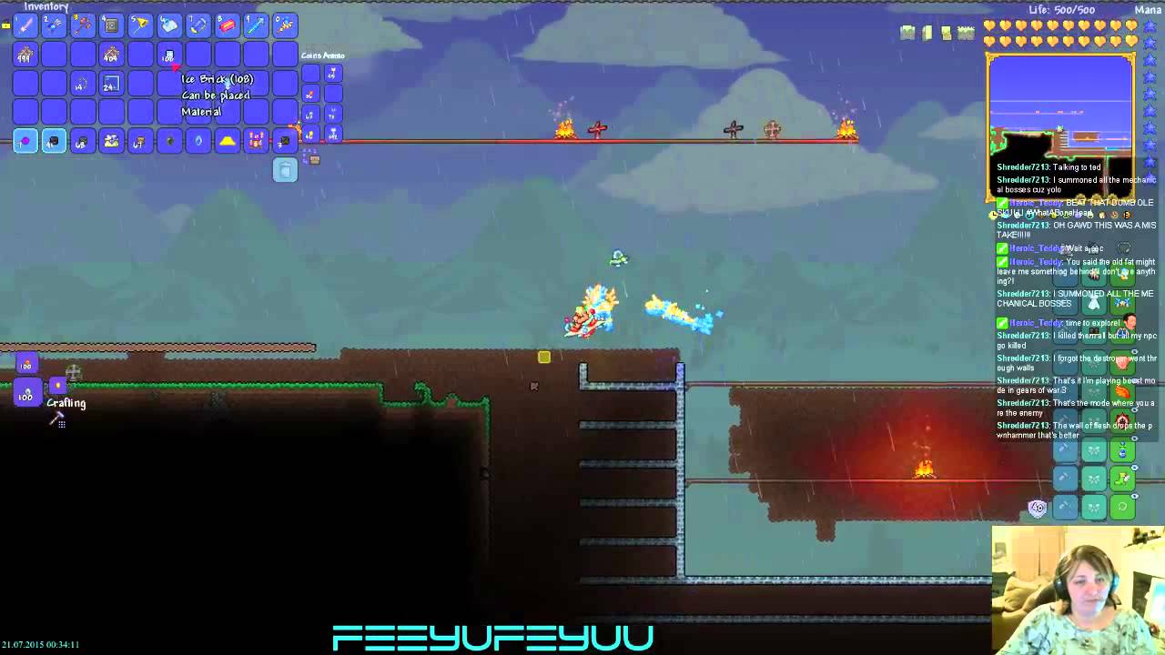 Terraria - Building an Airship day 2 - 7.20.15 - 3 / 3