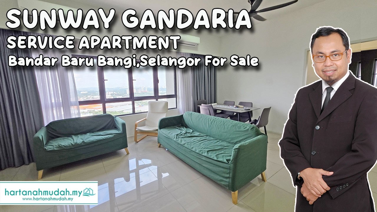 (AVAILABLE) Sunway Gandaria Service Apartment, Seksyen 9, Bandar Baru Bangi, Selangor For Sale
