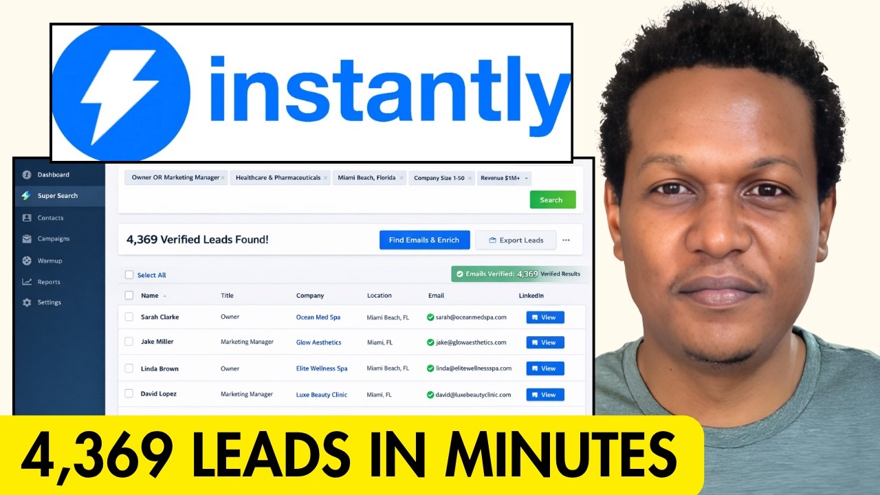 How to Use Instantly AI Lead Database to Find B2B Leads in Minutes