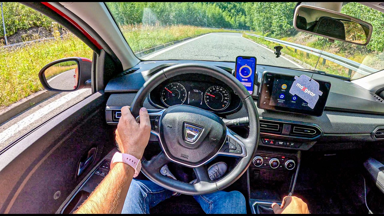 2021 Dacia Sandero (1.0 SCe 73 hp) | POV Test Drive #2488 Joe Black