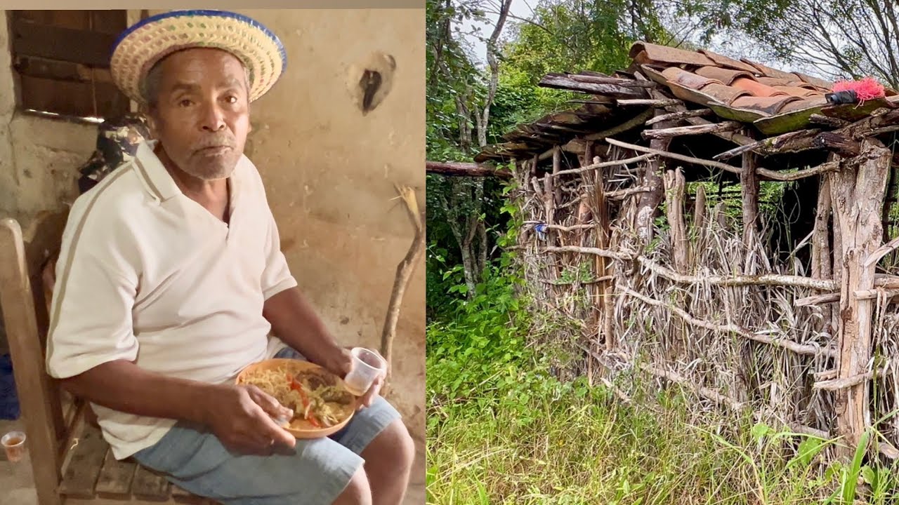 ALMOÇO NA ROÇA COM SEU BERTINO E FINALIZANDO A SUA CASA NOVA 