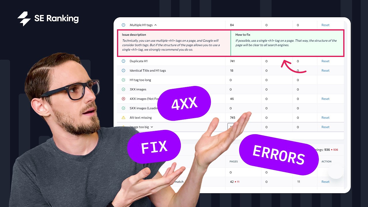 In-depth guide to SE Ranking's Website Audit tool (full step-by-step walkthrough)