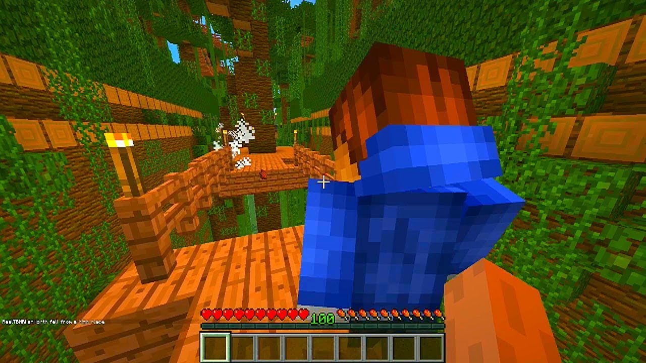 Minecraft DEATH RUN #6 'Jungle Run' with The Pack (Minecraft Death Run Parkour)