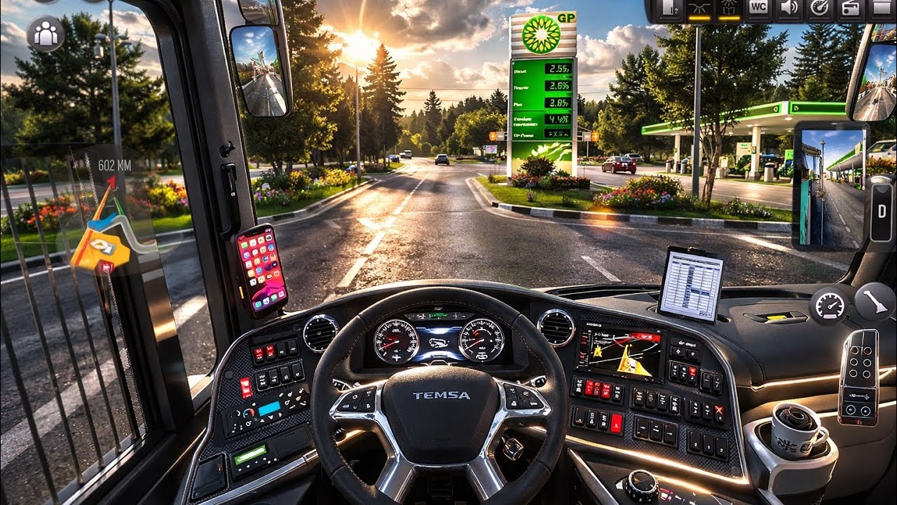 Bus simulator ultimate :Temsa maraton Luxury bus driving 4k Ultra Realistic Graphics 